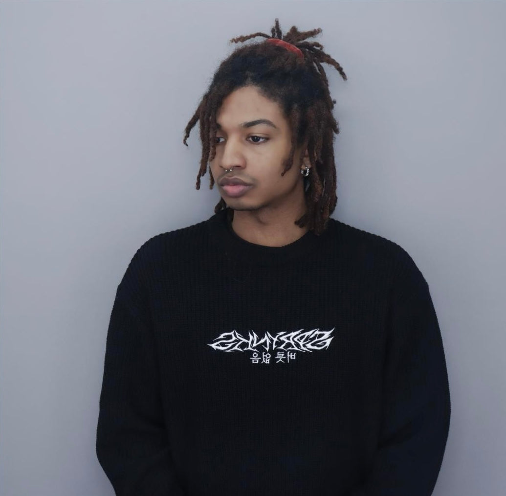 SPRYNKS BLACK KNIT SWEATER LIMITED EDITION