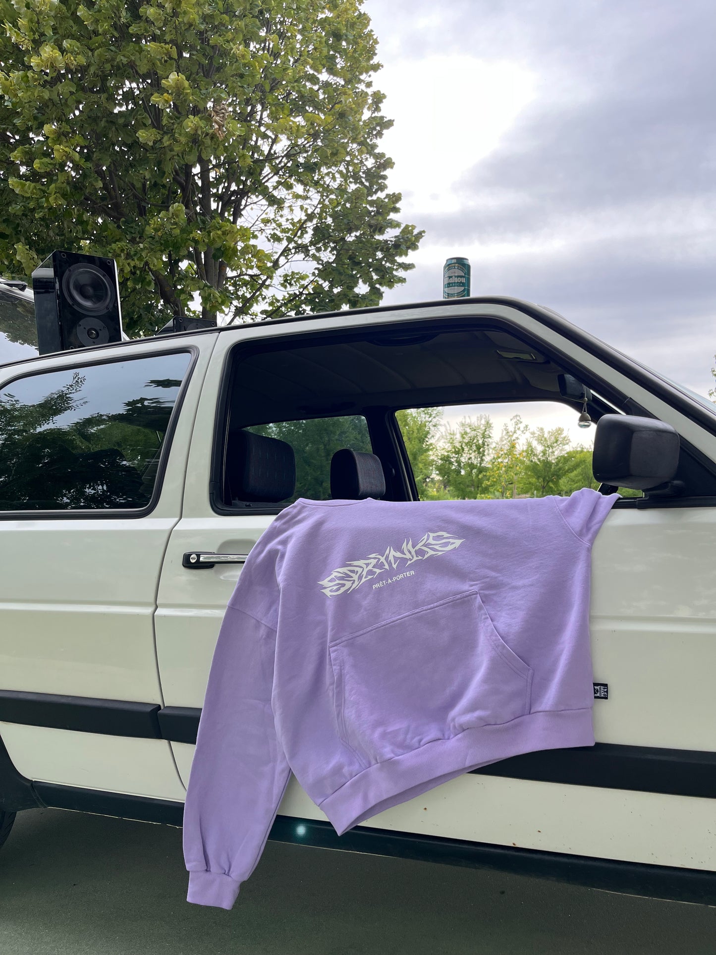 Oversized Purple Hoodie – Basics Collection