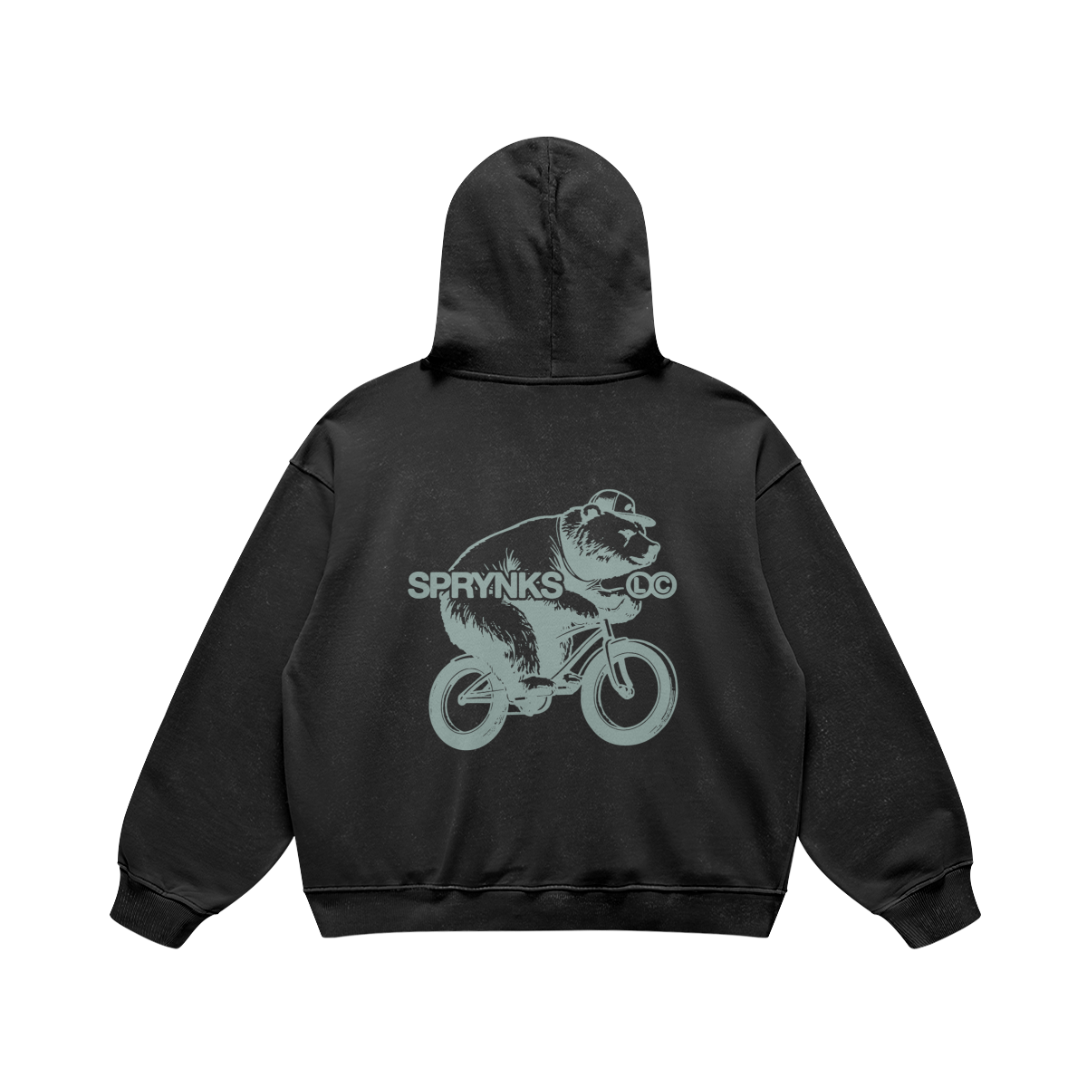 GELUKZOEKER HOODIE FADED BLACK