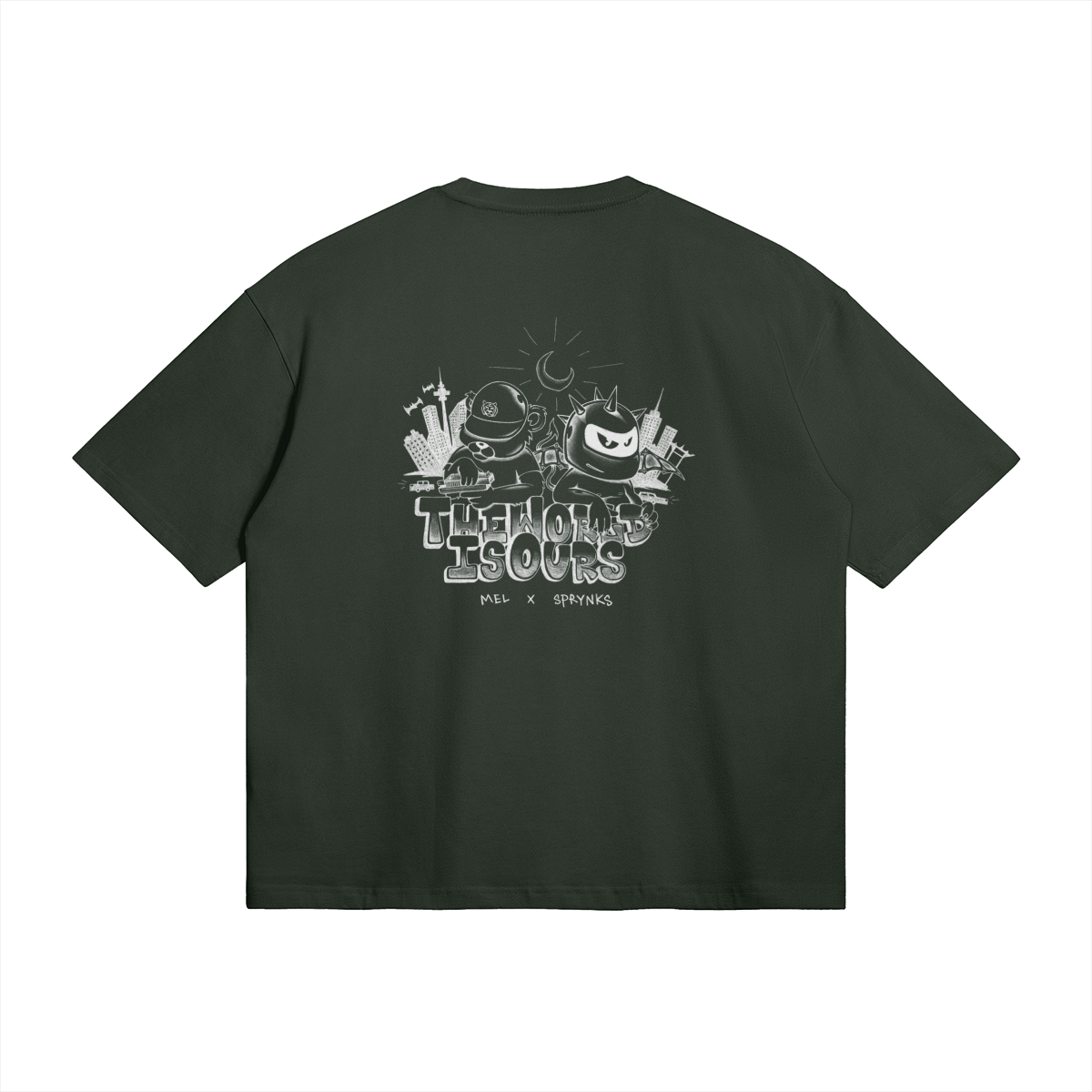 SPRYNKS X MEL BUNDLE ¨The World Is Ours¨Tee Logrado