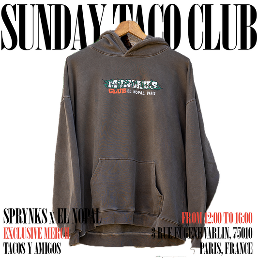 EL NOPAL X SPRYNKS HOODIE