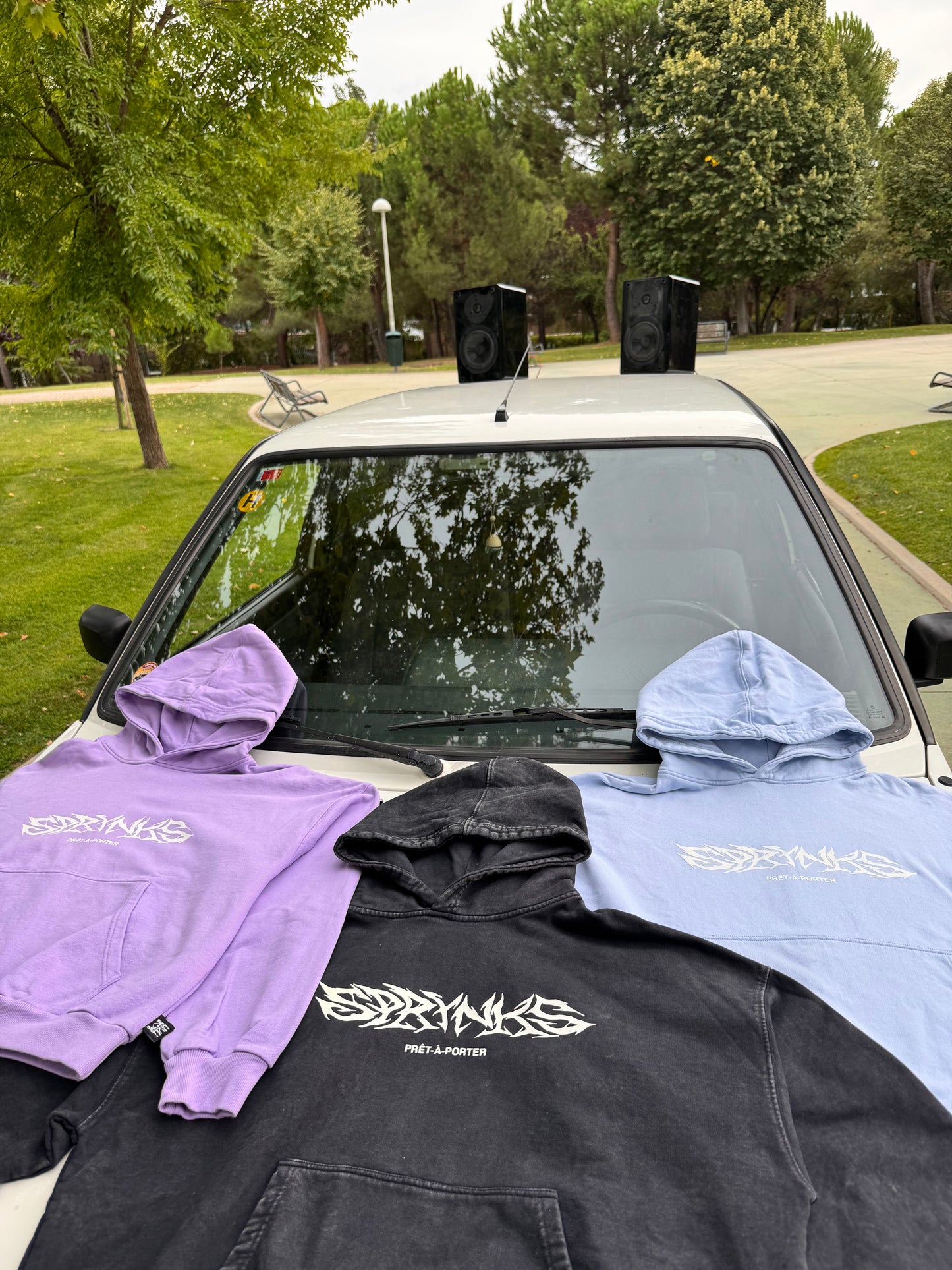 Oversized Light Blue Hoodie – Basics Collection