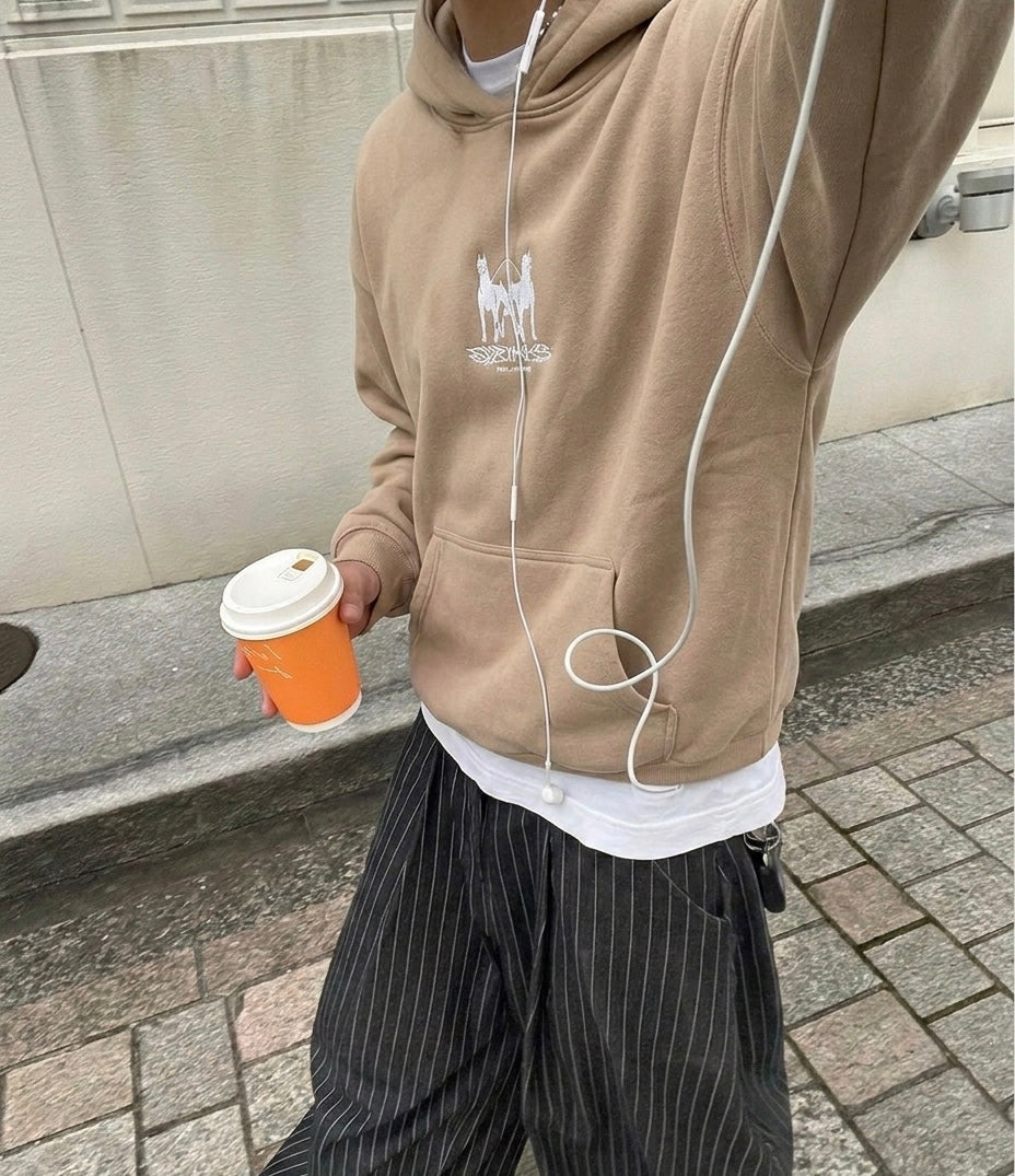 Oversized Hoodie Beige
