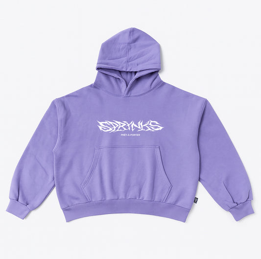 Oversized Purple Hoodie – Basics Collection