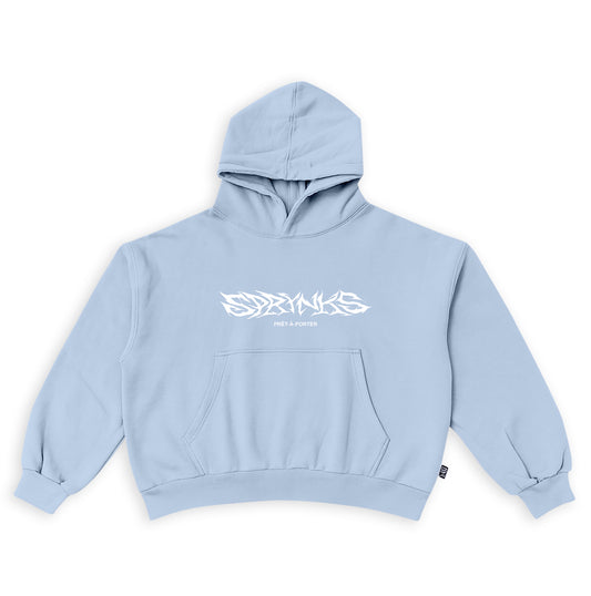 Oversized Light Blue Hoodie – Basics Collection