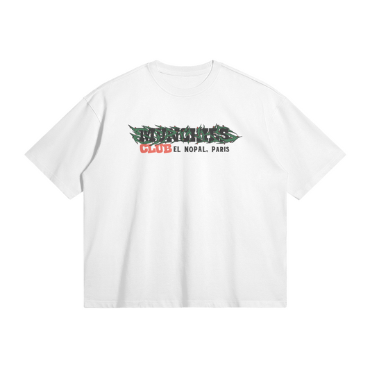 "BOX LOGO TEE", EL NOPAL X SPRYNKS