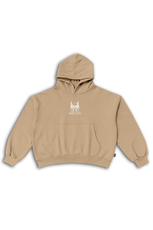 Oversized Hoodie Beige