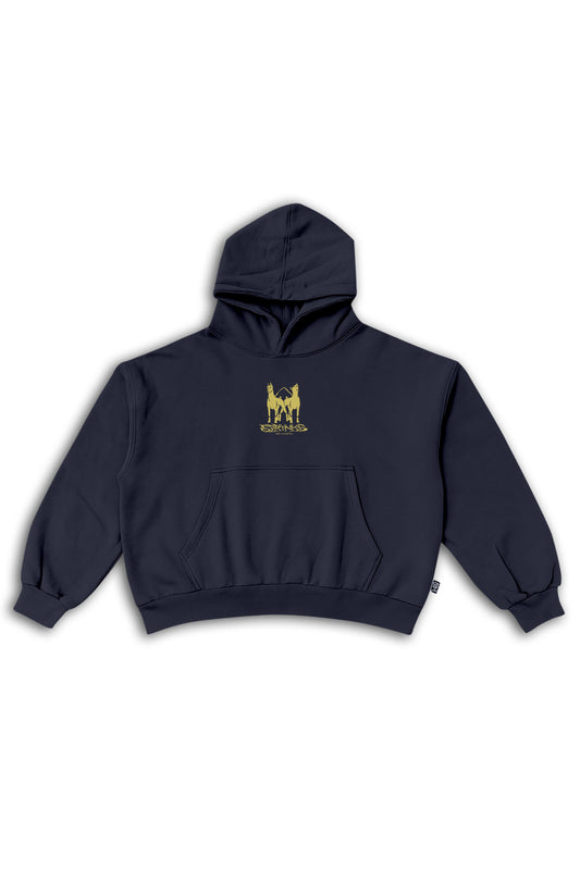 Oversized Hoodie Navy Blue