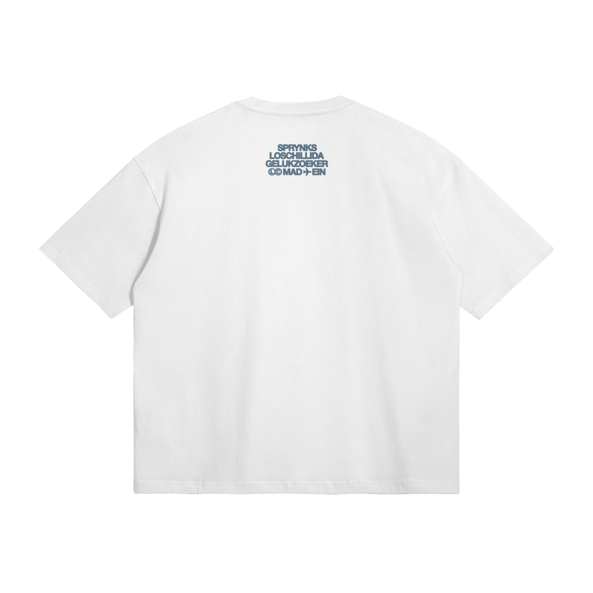 GELUKZOEKER TEE BLUE