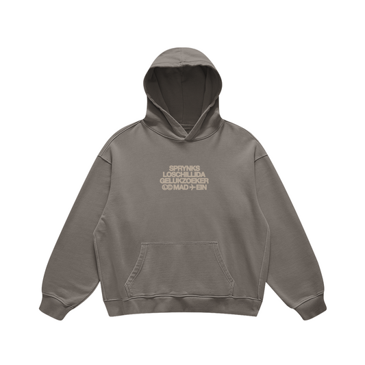 GELUKZOEKER HOODIE FIAR GRAY